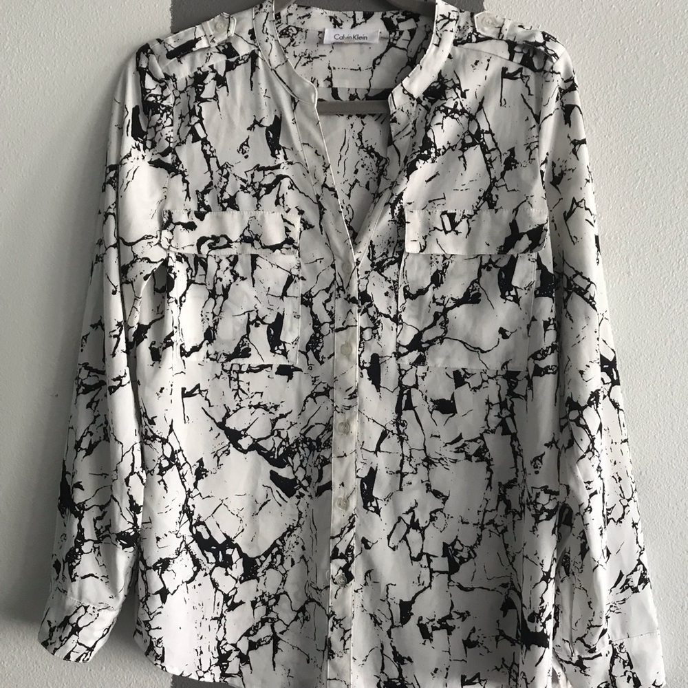 Calvin Klein Marble Blouse